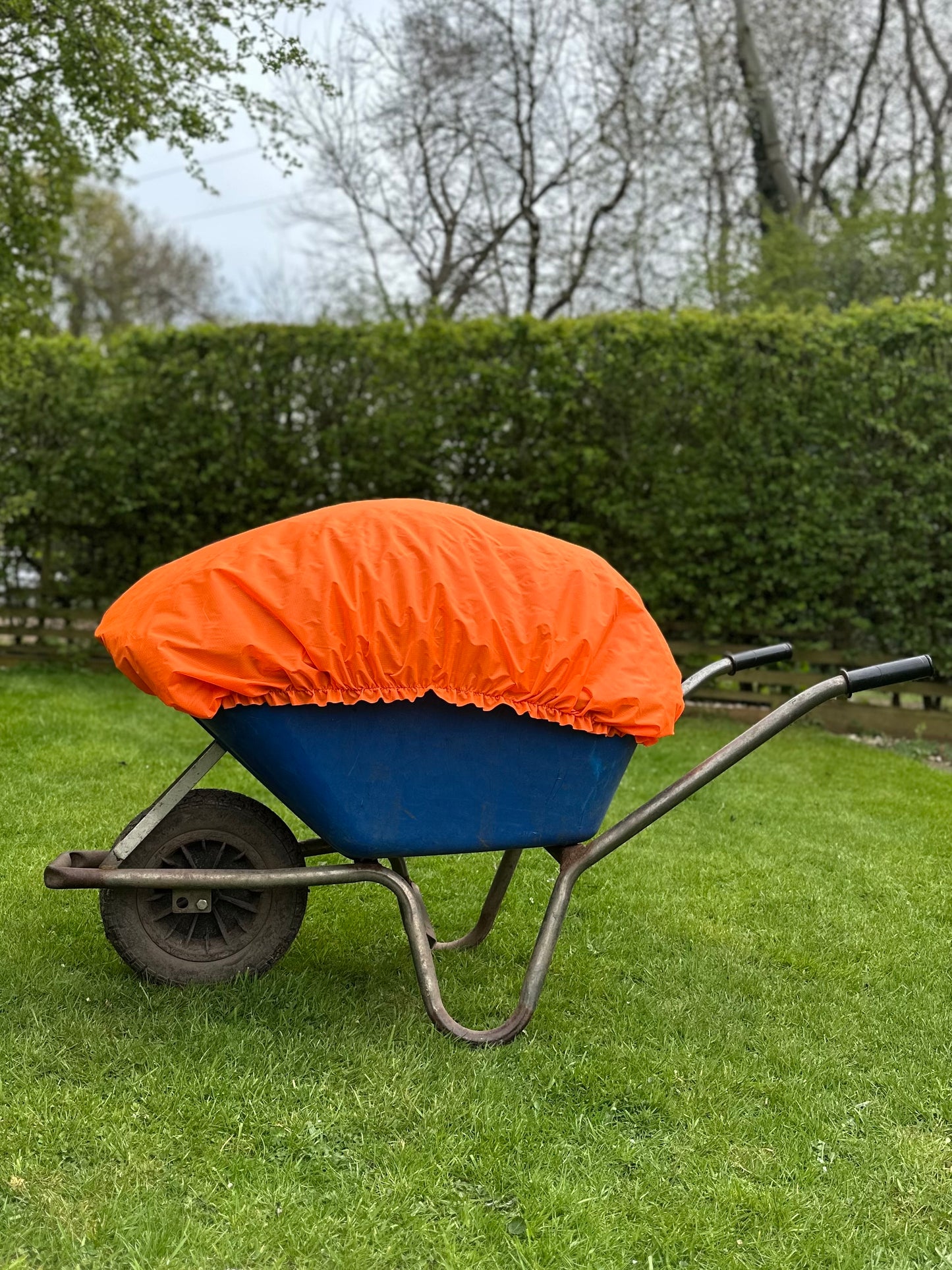 Orange Wheelbarrow Cover - *photo sample*