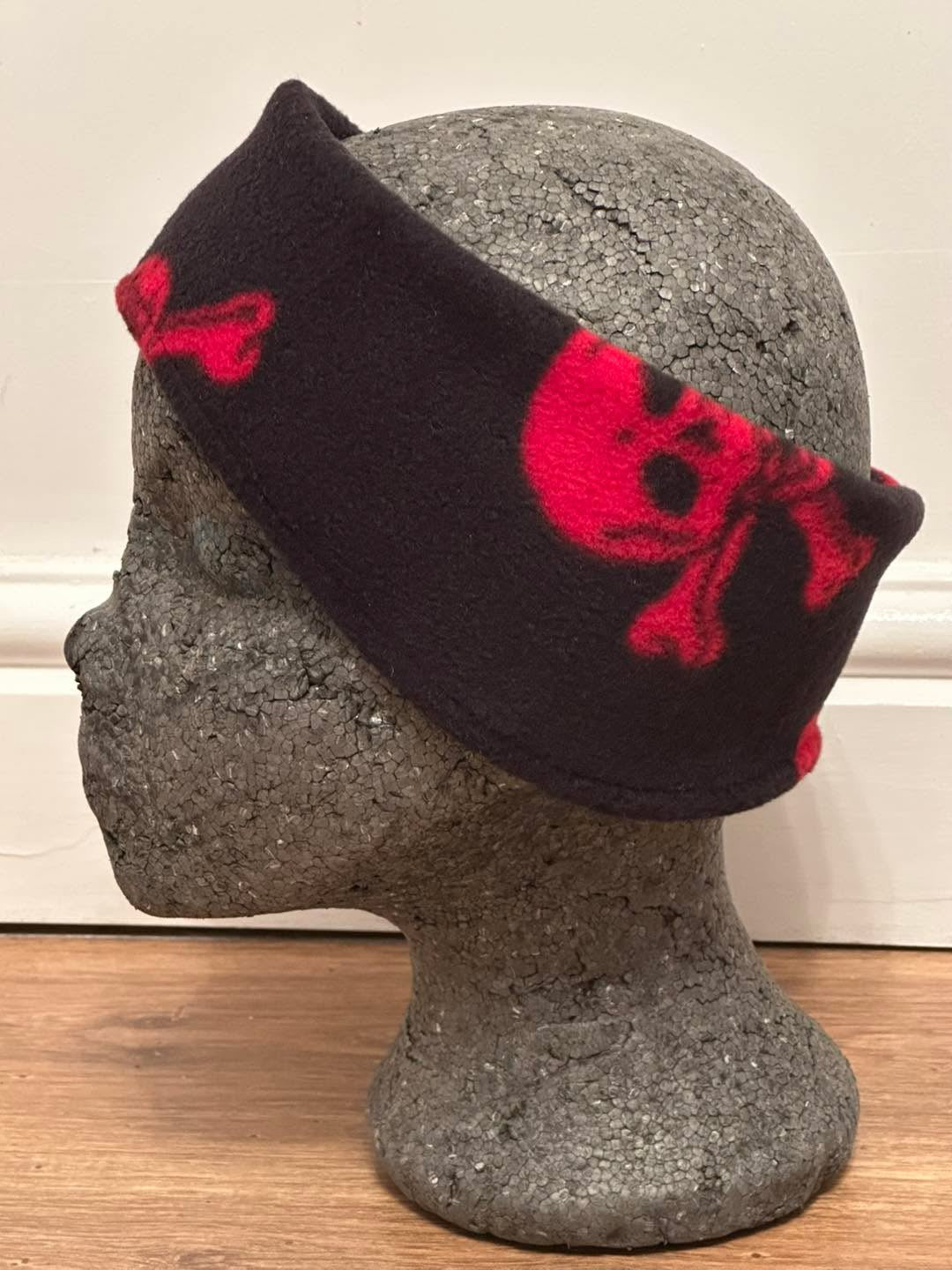 Adult Size Skull & Cross Bones Shaped Headband