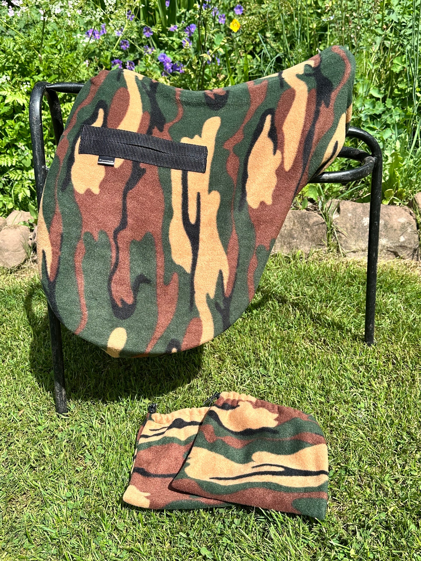 Small Camo Ride On Saddle Cover & Stirrup Covers
