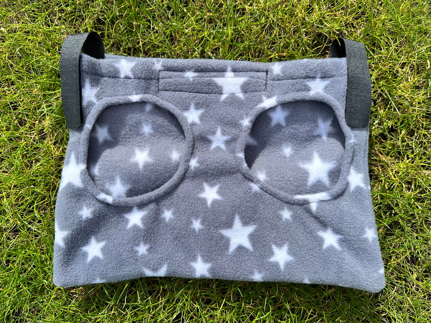 Grey & White Stars Guinea Pig / Rabbit Hay Bag