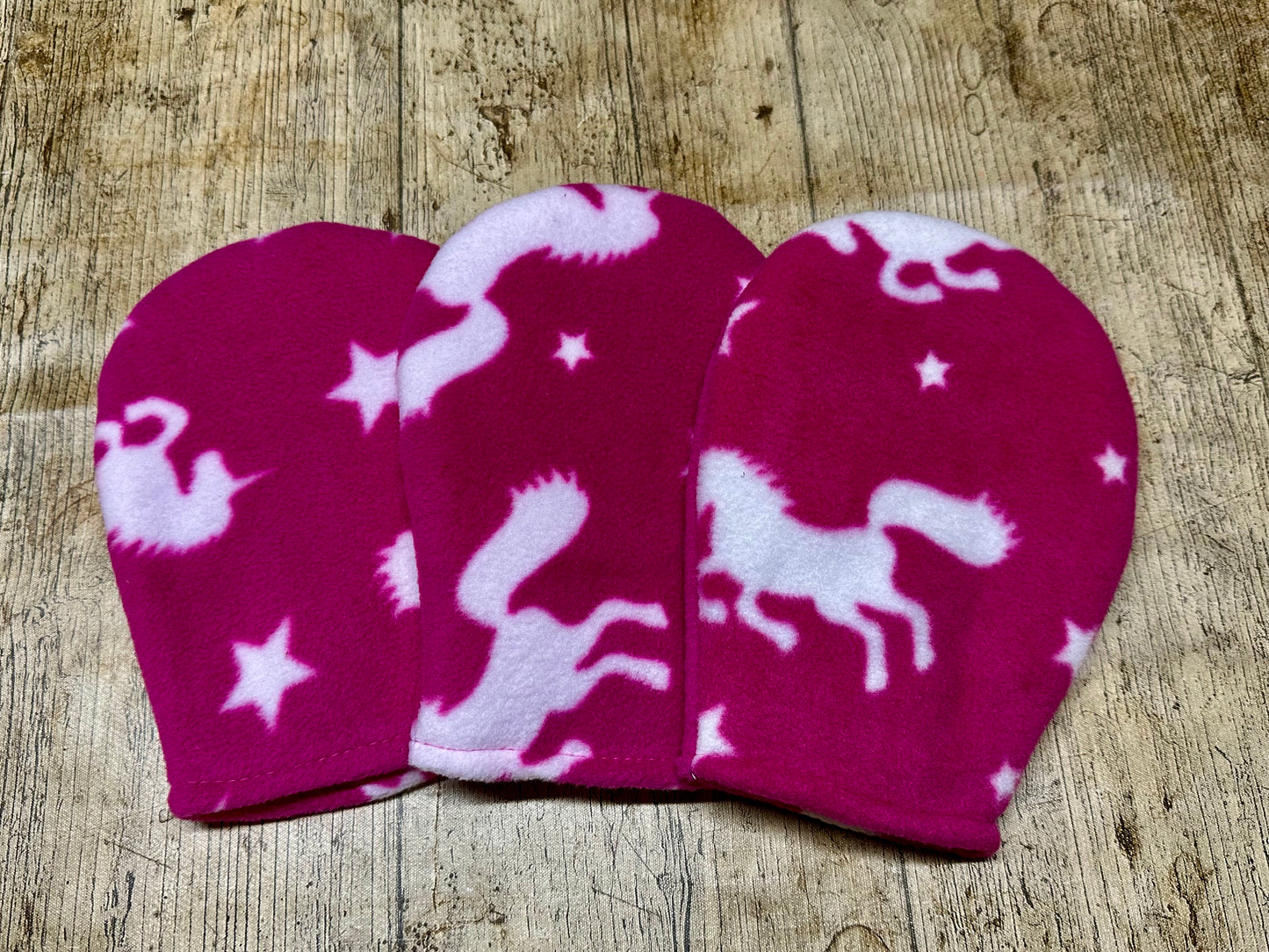 Pink Unicorn Polishing Mitts *SECONDS*