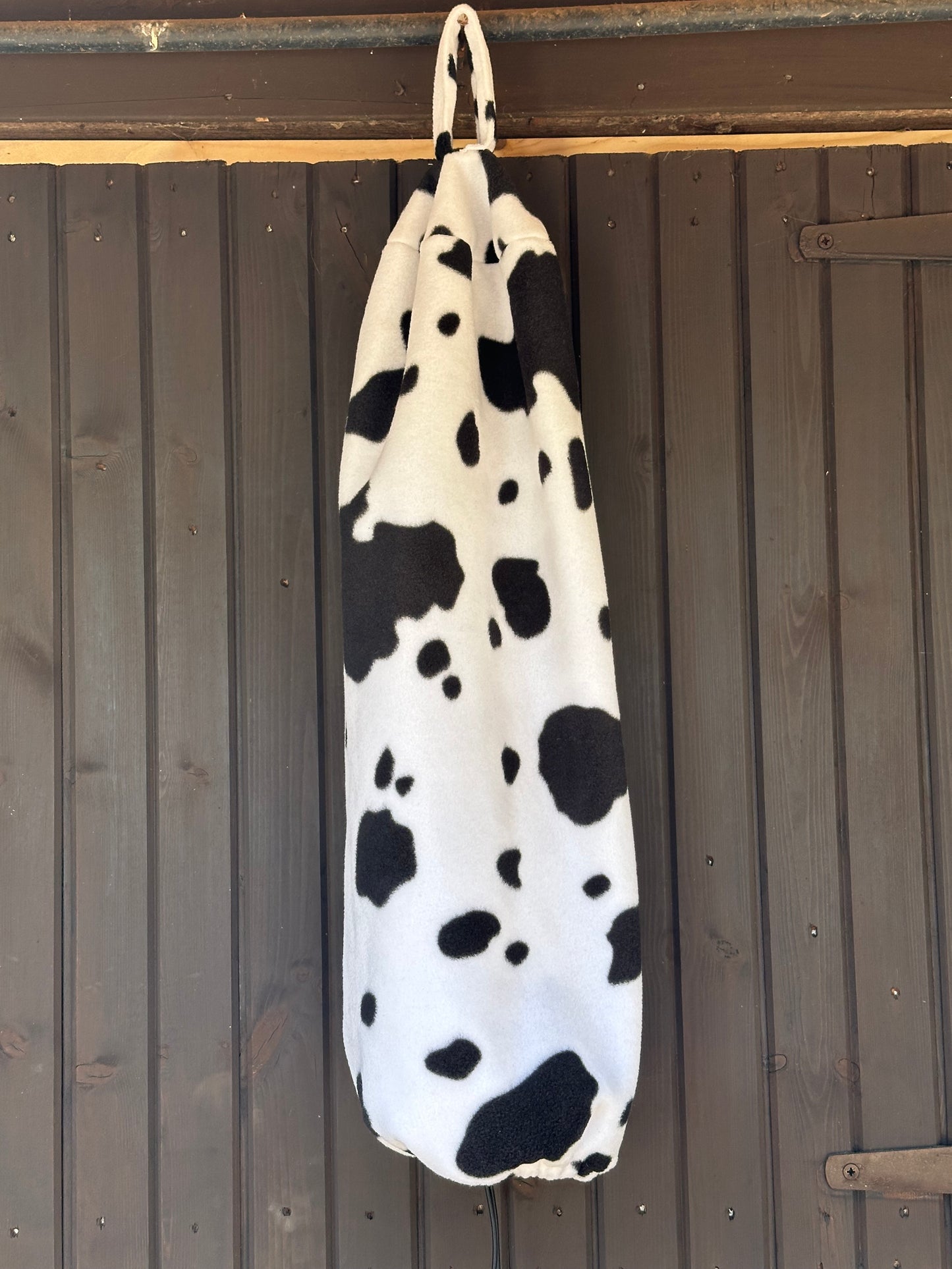 Cow Print Pull On Bridle Bag - Miniature Halter or Inhand Bridle *SHOP SOILED*