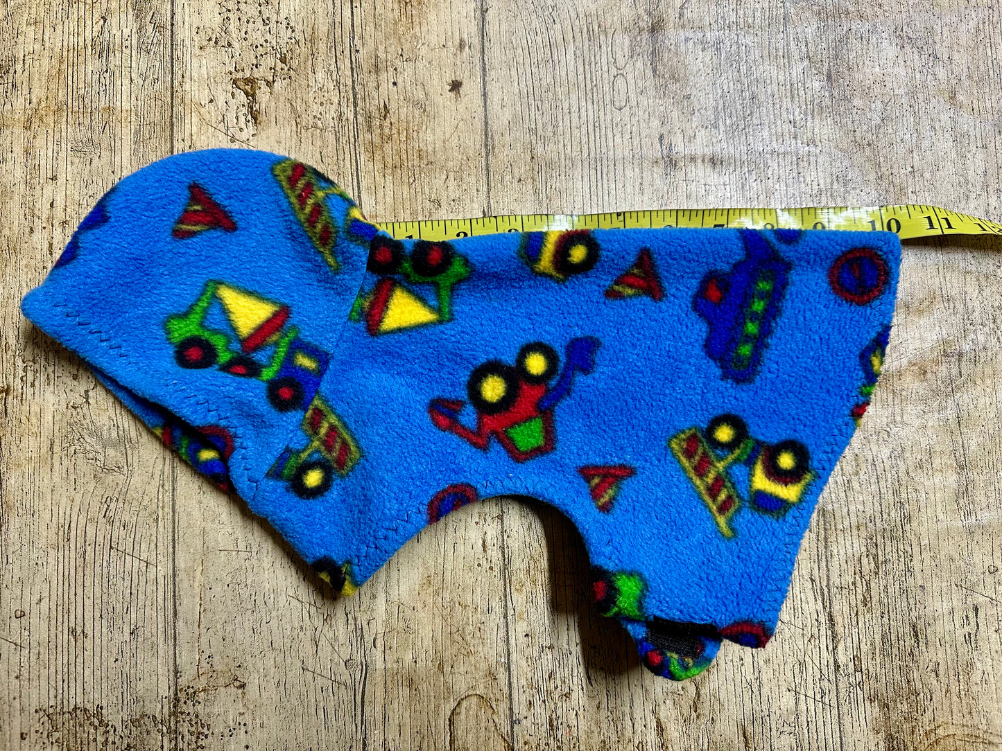 XS Tractors & Diggers Dog Hoody 10” length