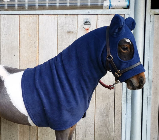 Full Face Fleece Hood - Plain Colours