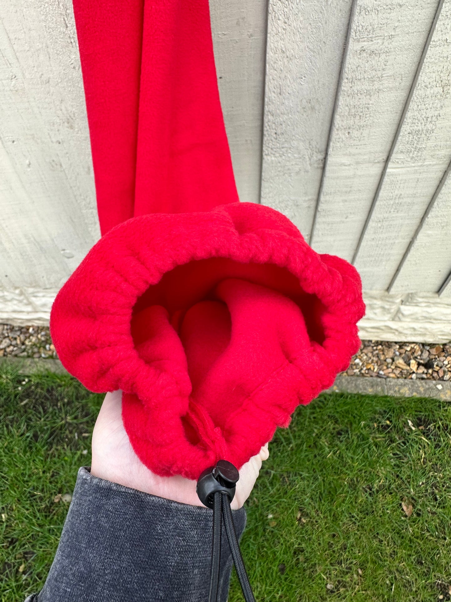 Red “Pull On” Style Bridle Bag