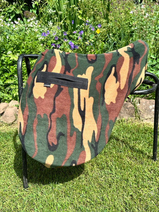Small Camo Ride On Saddle Cover & Stirrup Covers
