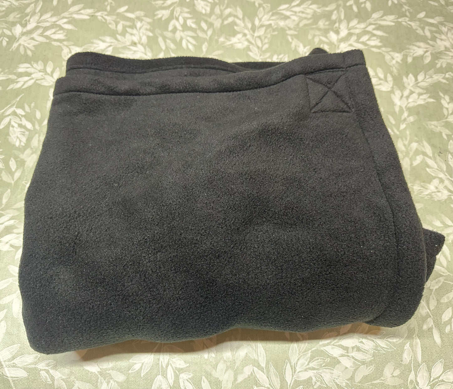 Cob Size Black Full Face Fleece Hood *TRIED ON*