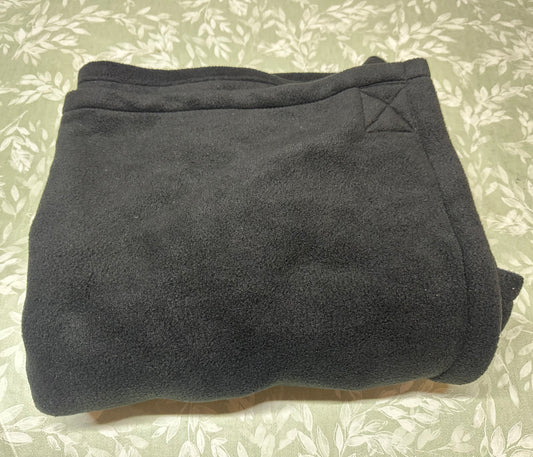 Cob Size Black Full Face Fleece Hood *TRIED ON*