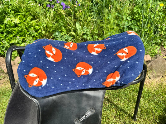 Small Navy Fox Seat Saver