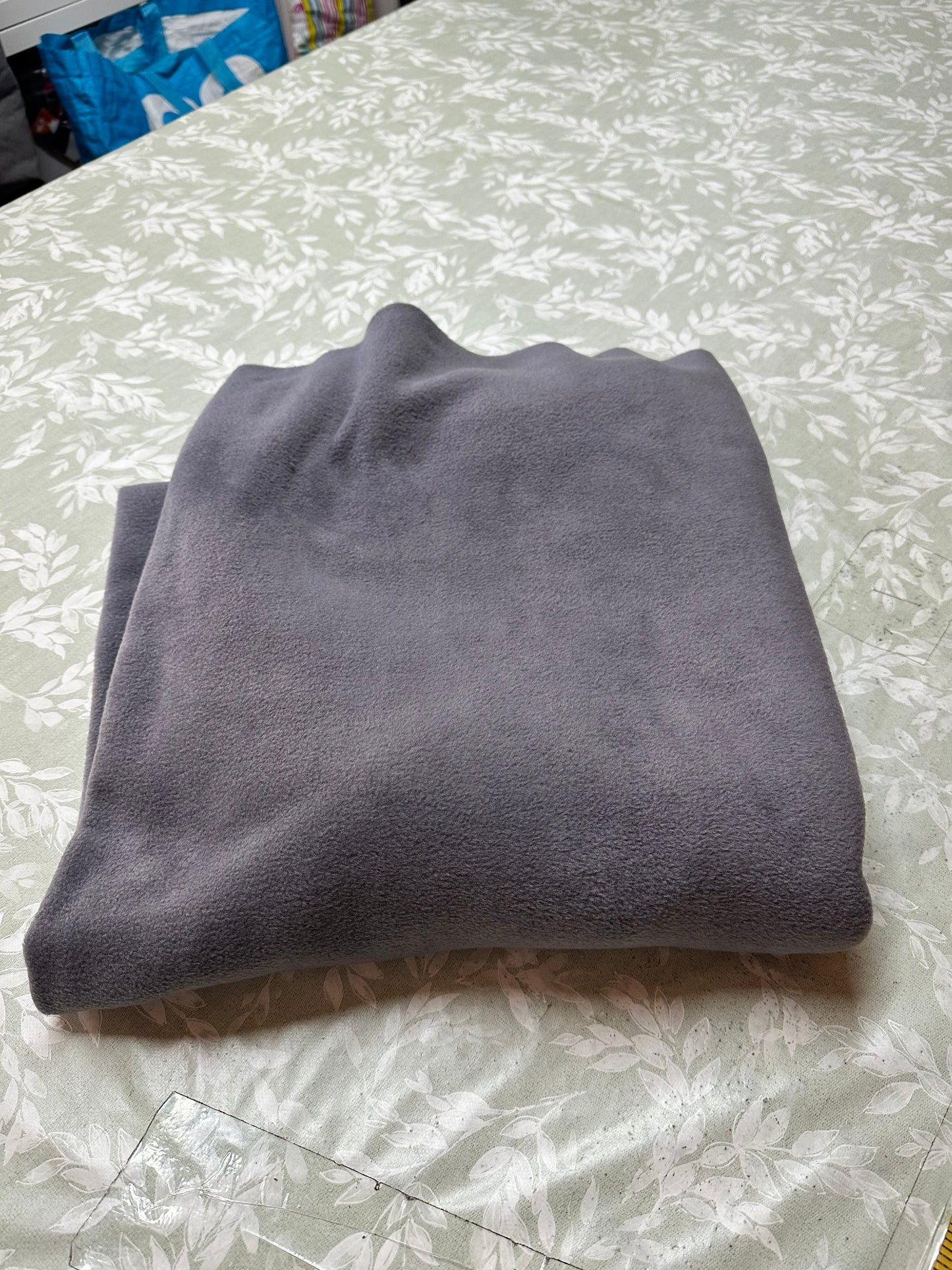 5’3 Grey Fleece Body