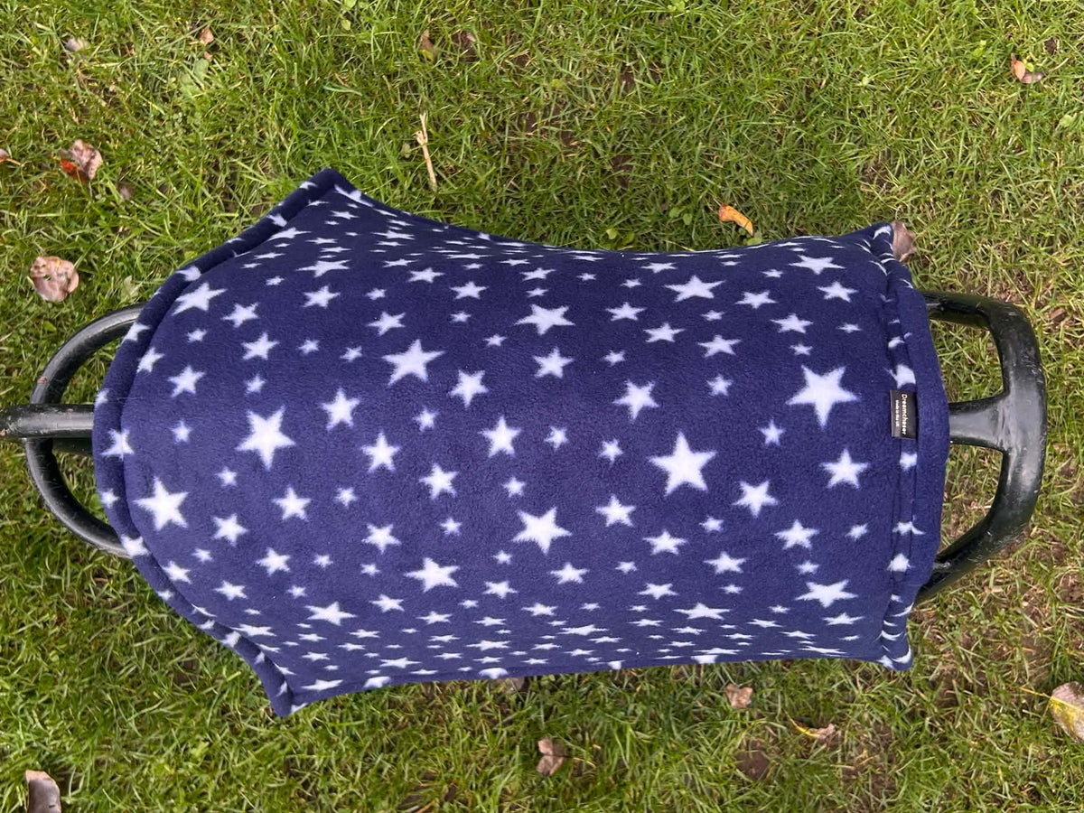 Miniature Navy & White Stars Saddle Pad *seconds*
