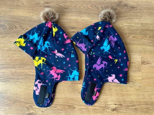 Adult Size Pegasus Riding Hat / Face Cover
