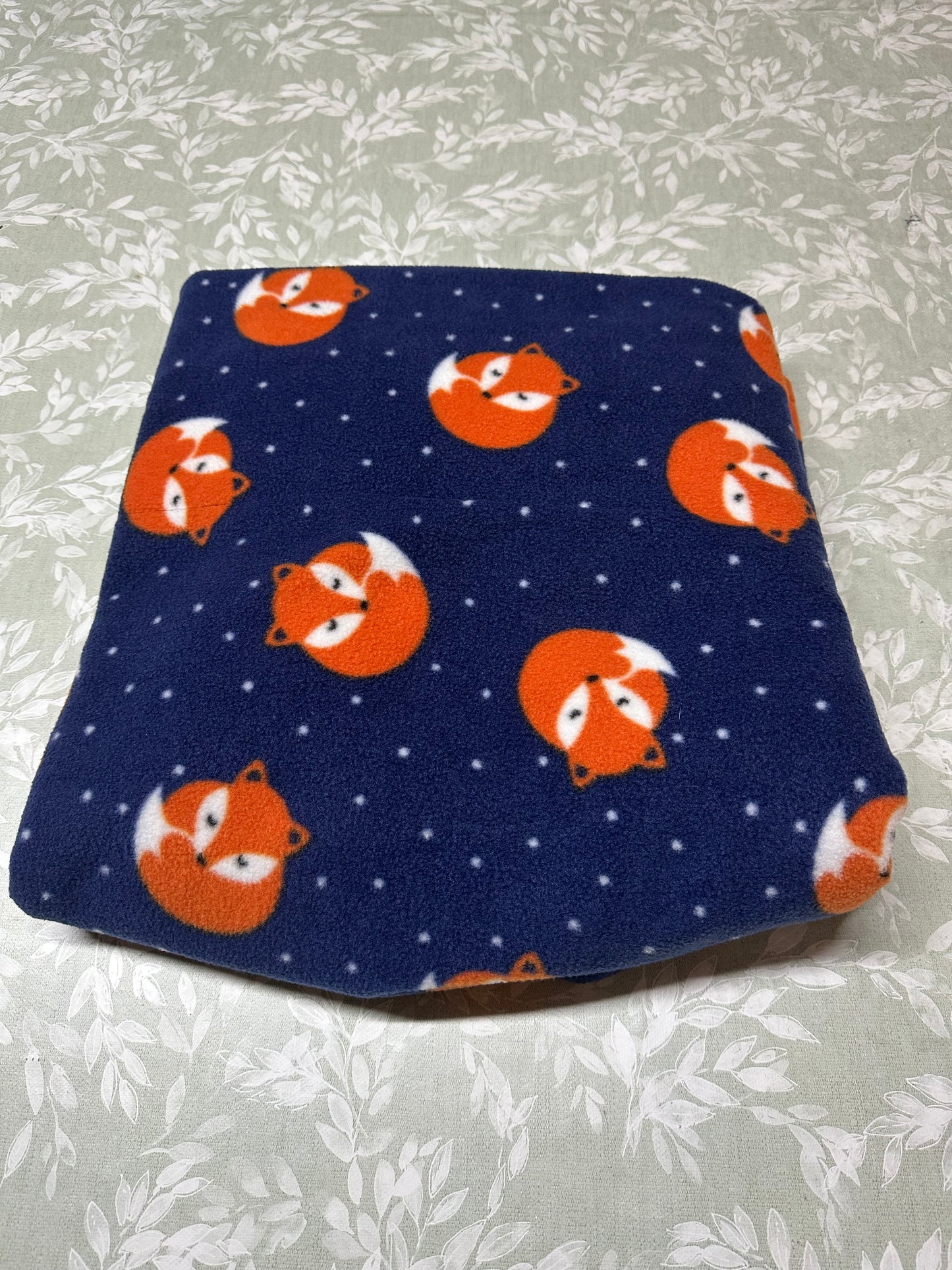 Cob Size Navy Fox Full Face Fleece Hood *TRIED ON*