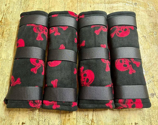 Large Pony Skull & Cross Bones Stable Boots