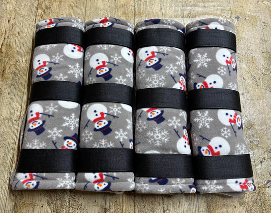 Mint Snowman Leg Wraps - Mini / Pony / Full
