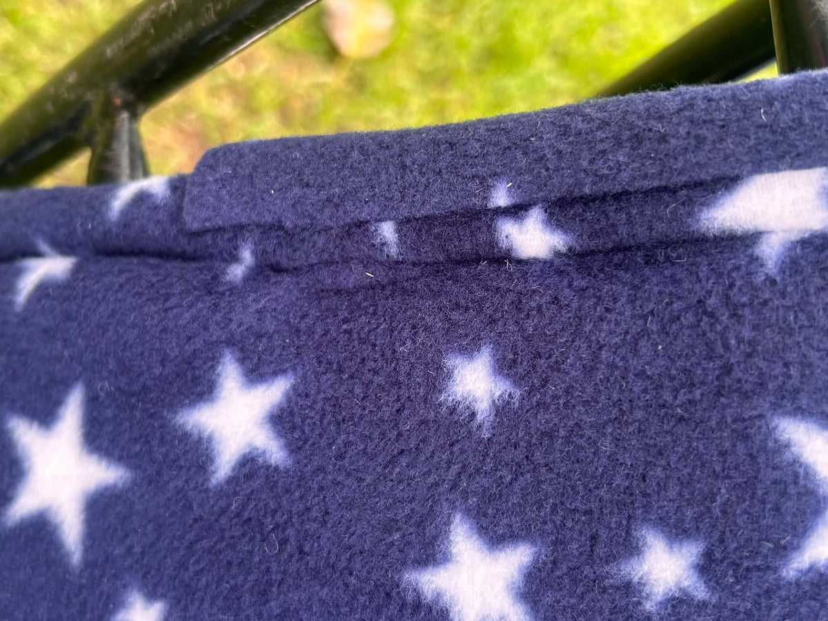 Miniature Navy & White Stars Saddle Pad *seconds*
