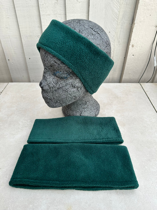 Adult Size Bottle Green Ear Warmer Bundle