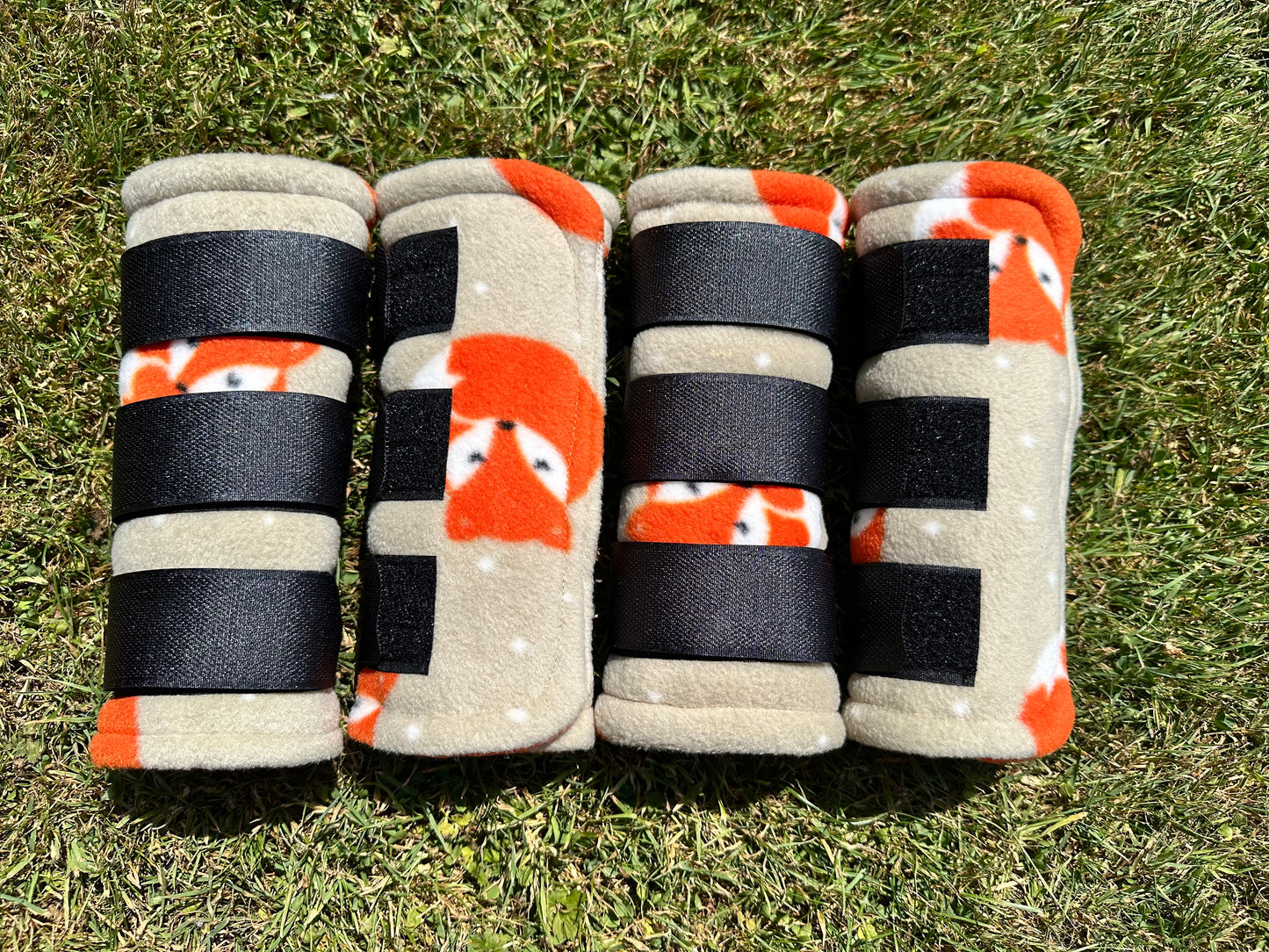 Miniature Size Beige Fox Leg Wraps *marked*