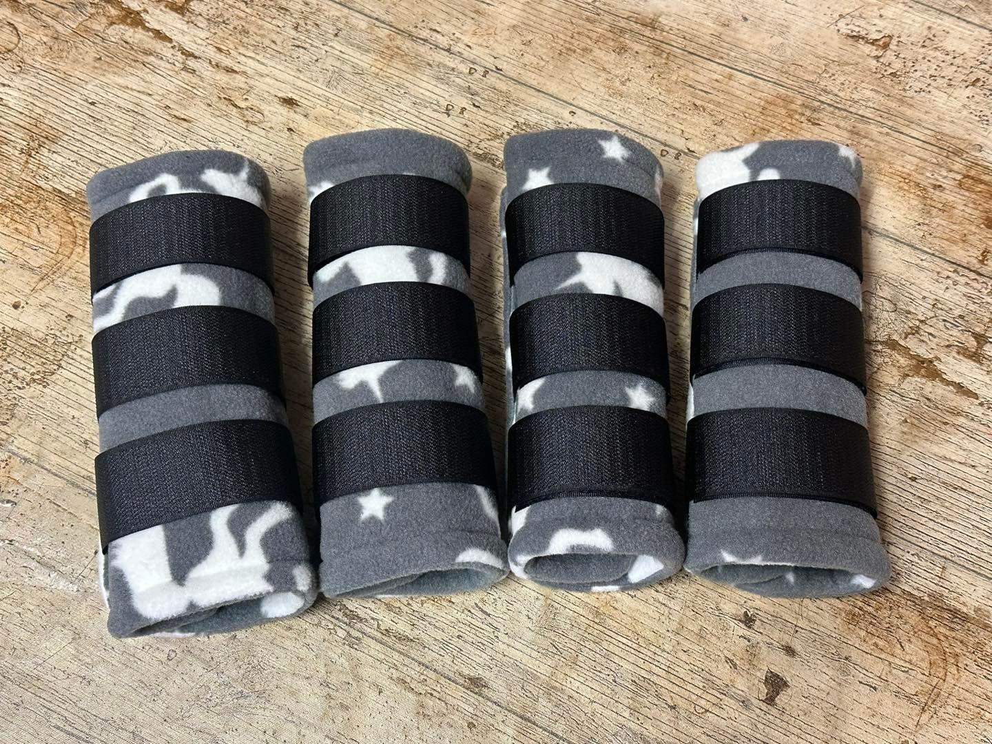 Pony Size Grey Unicorn Stable Boots